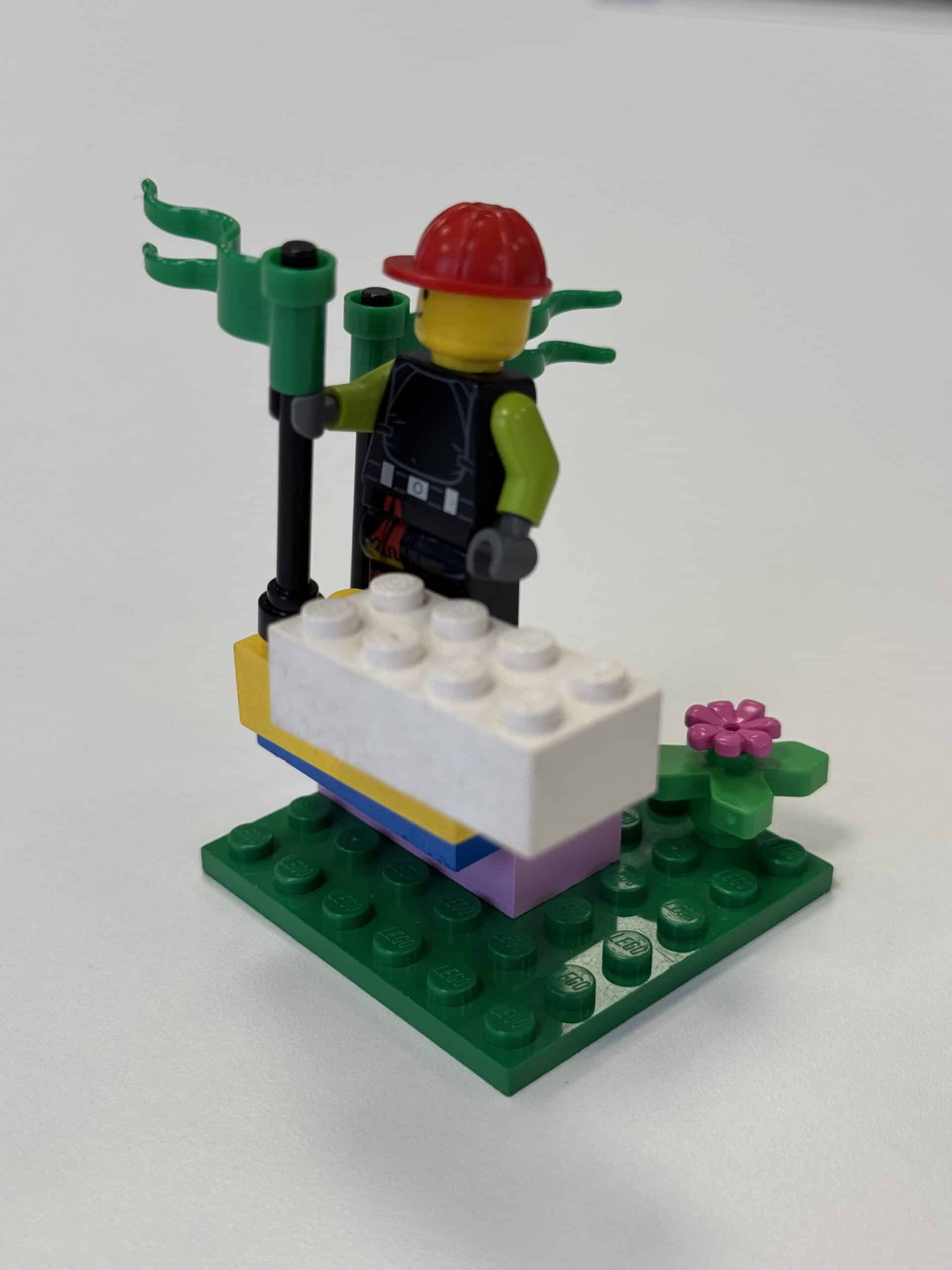 Eine LEGO Figur erstellt im Führungskräfte Coaching