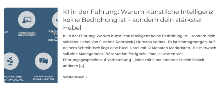KI in der Führung_Ein Blogbeitrag Von Susanne Rohrbeck