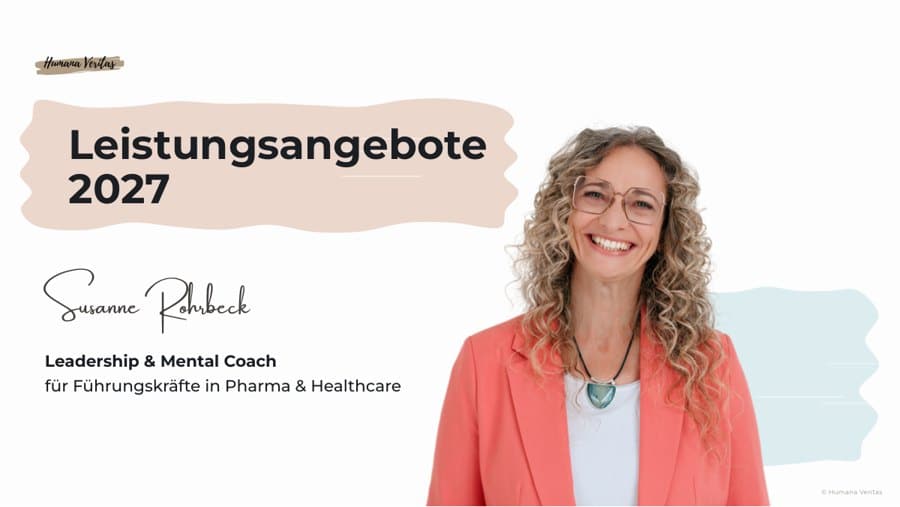 Titelseite Leistungsangebote 2027 von Susanne Rohrbeck, Humana Veritas
